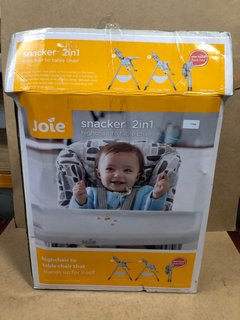 JOIE SNACKER 2 IN 1 HIGH CHAIR TO TABLE CHAIR: LOCATION - B18