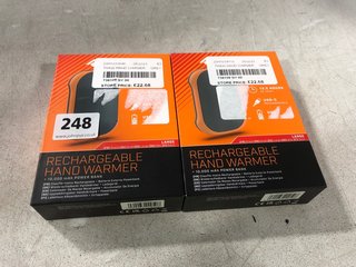 2 X RECHARGEABLE HAND WARMERS: LOCATION - D7