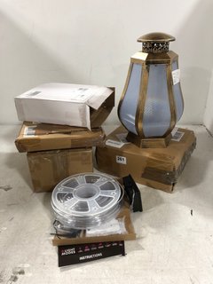 5 X ASSORTED ITEMS TO INCLUDE BELL + HOWELL POWER ROPE LIGHT LINE: LOCATION - D7