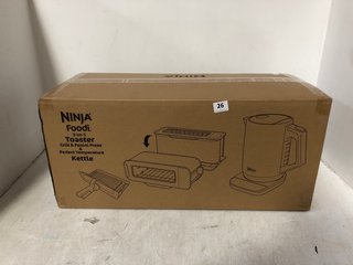 NINJA FOODI 3 IN 1 TOASTER GRILL AND PANINI PRESS AND PERFECT TEMPERATURE KETTLE RRP - £149: LOCATION - A1 FRONT