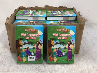 BOX OF BEGINNER'S 365 DEVOTIONS BOOKS FOR KIDS: LOCATION - D14