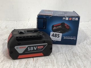 BOSCH 18V LITHIUM ION BATTERY: LOCATION - D15