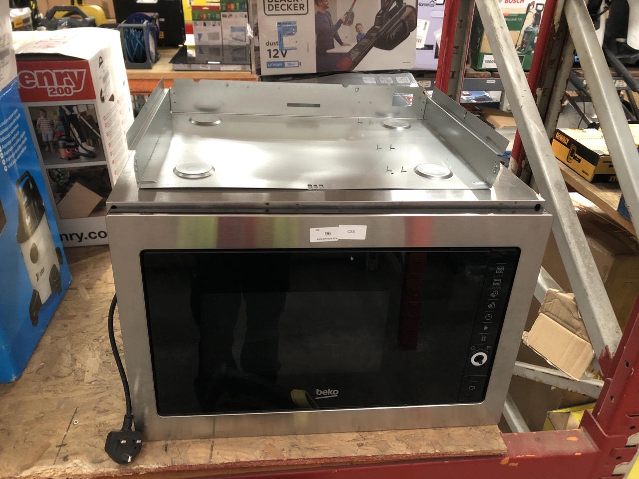 John Pye Auctions BEKO BUILT IN MICROWAVE OVEN LOCATION RACK 2