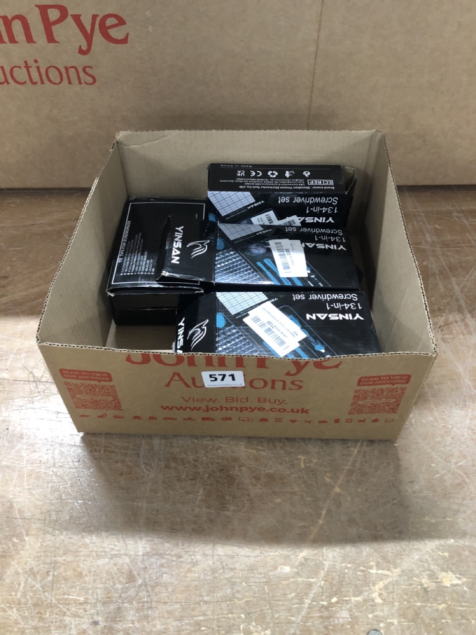 John Pye Auctions BOX OF ASSORTED ITEMS INC. YINSAN 134IN1