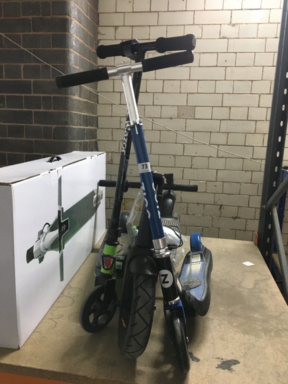 John Pye Auctions 3 X SCOOTERS INC ZINC SCOOTER (COLLECTION OR OPTIONAL DELIVERY AVAILABLE*)