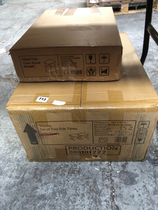 John Pye Auctions JOHN LEWIS AND PARTNERS PEBBLE SIDE TABLE IN ALPINE