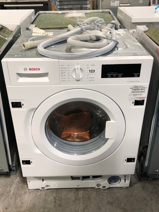 John Pye Auctions BOSCH 8KG INTEGRATED WASHING MACHINE MODEL