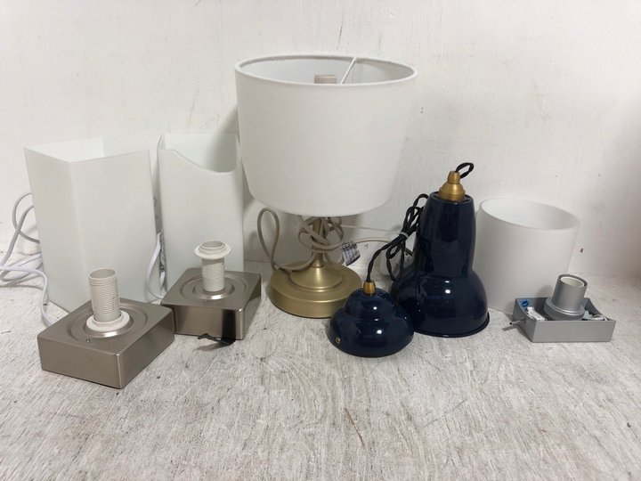 John Pye Auctions 3 X ASSORTED LIGHT ITEMS TO INCLUDE JOHN LEWIS AND