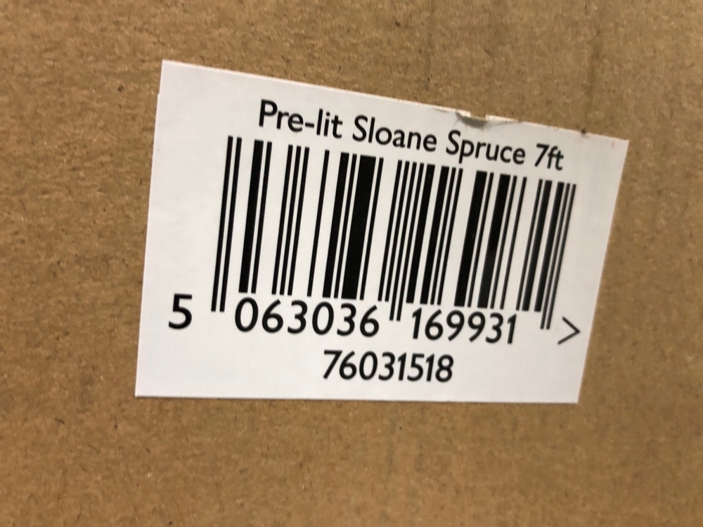 John Pye Auctions JOHN LEWIS NEWINGTON PRELIT CHRISTMAS TREE 7FT TO