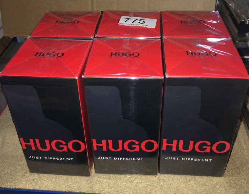 John Pye Auctions 6 X HUGO BOSS JUST DIFFERENT AFTERSHAVE LOCATION