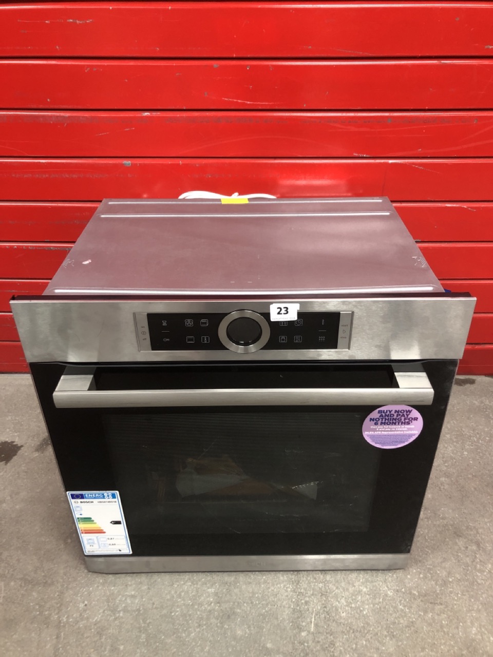 John Pye Auctions BOSCH SINGLE OVEN MODEL HBG674BS1B
