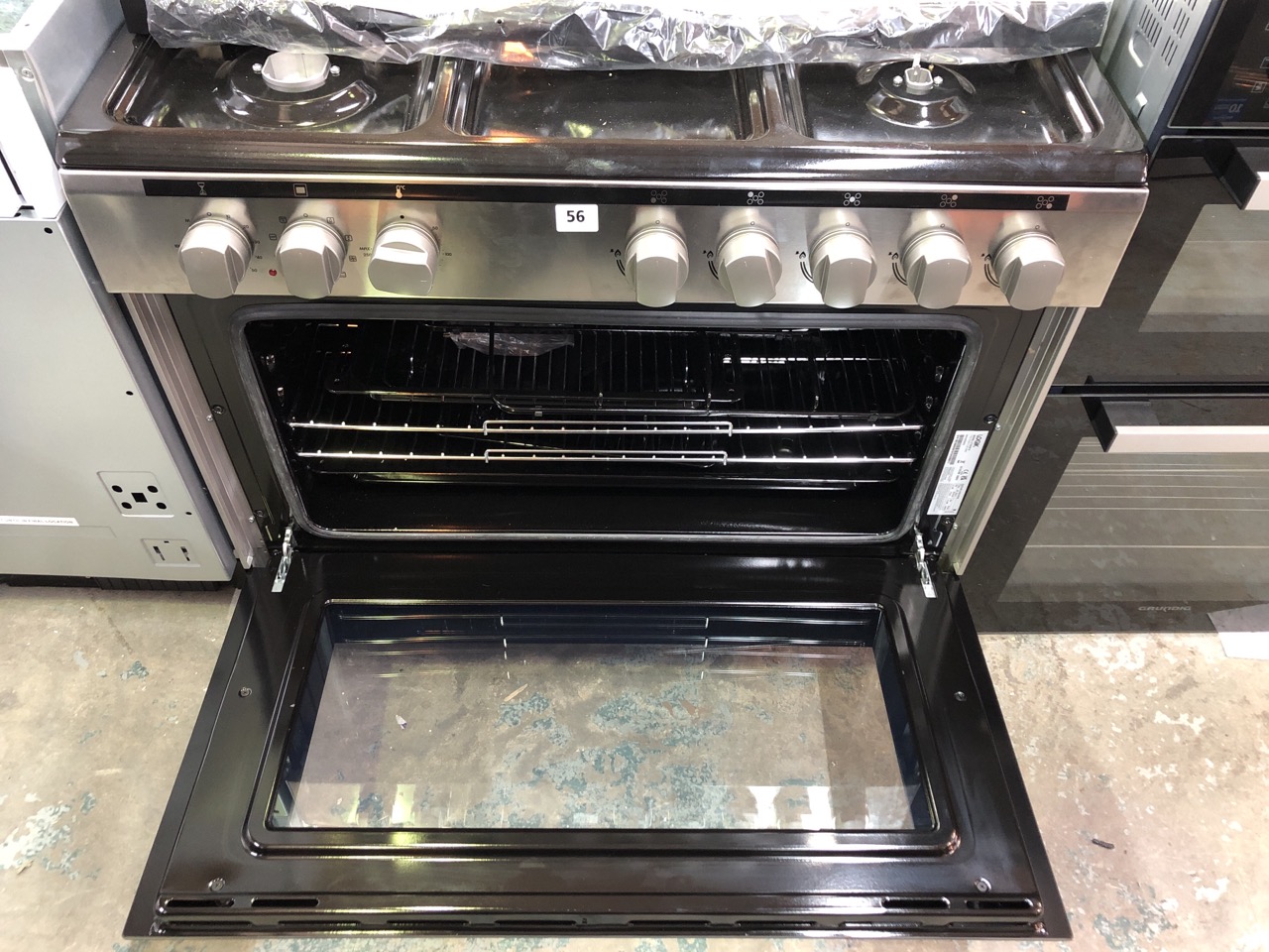 John Pye Auctions LOGIK DUAL FUEL RANGE COOKER MODEL NO LFTG90X18