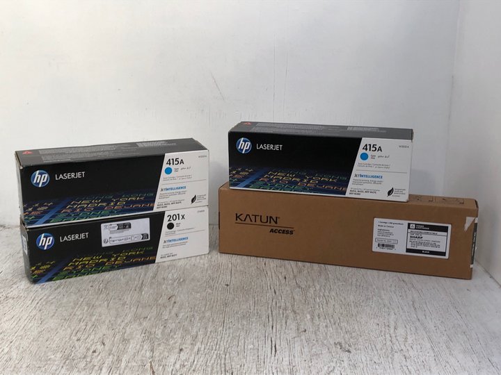 John Pye Auctions 3 X ASSORTED HP LASER JET PRINTER CARTRIDGES TO