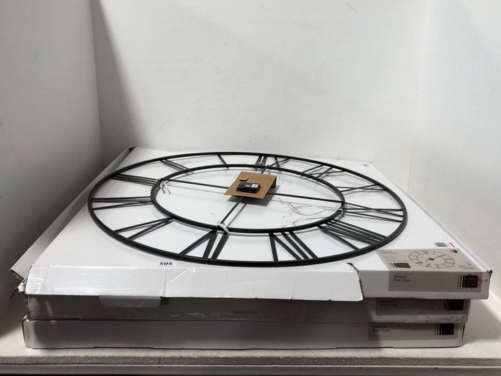 John Pye Auctions 3 X JOHN LEWIS AND PARTNERS SKELETON WALL CLOCKS LOCATION G16