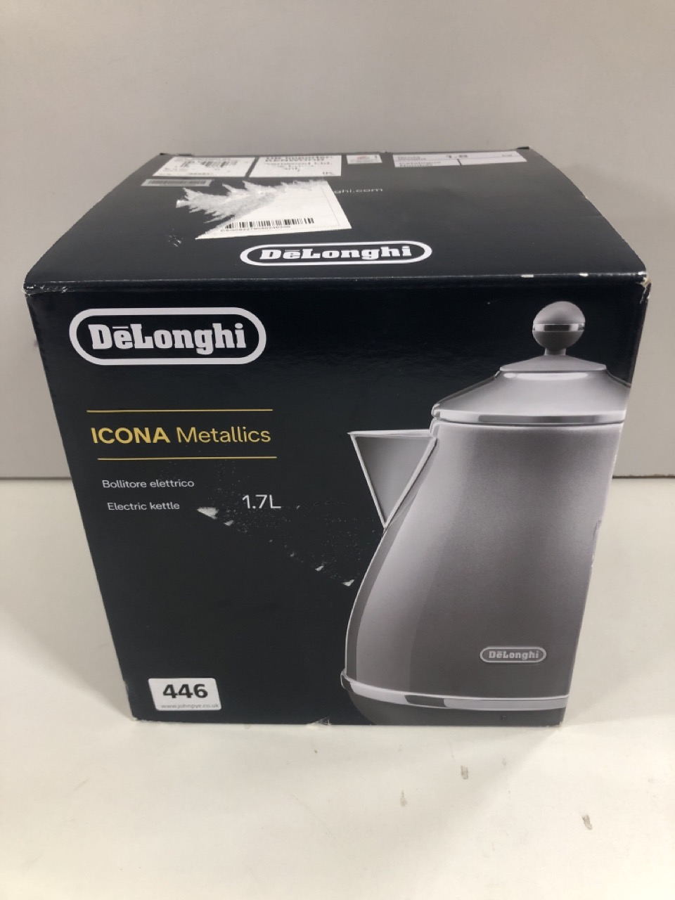 John Pye Auctions DELONGHI ICONA METALLICS ELECTRIC KETTLE