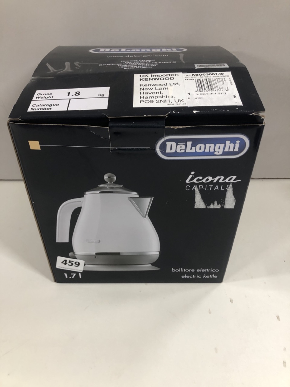 John Pye Auctions DELONGHI ICONA ELECTRIC KETTLE