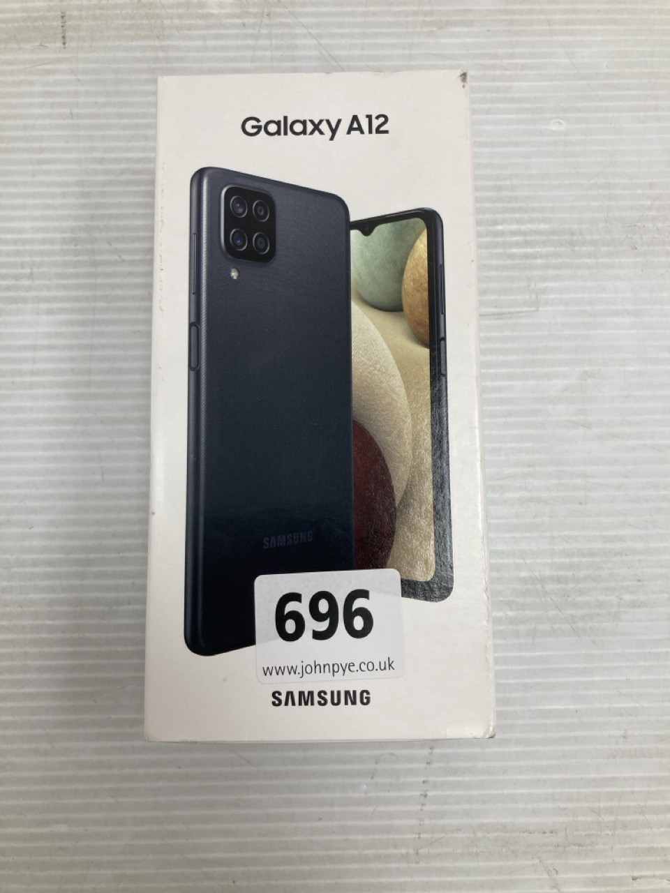 John Pye Auctions - SAMSUNG GALAXY A12 SMARTPHONE IN BLACK. (WITH BOX ...