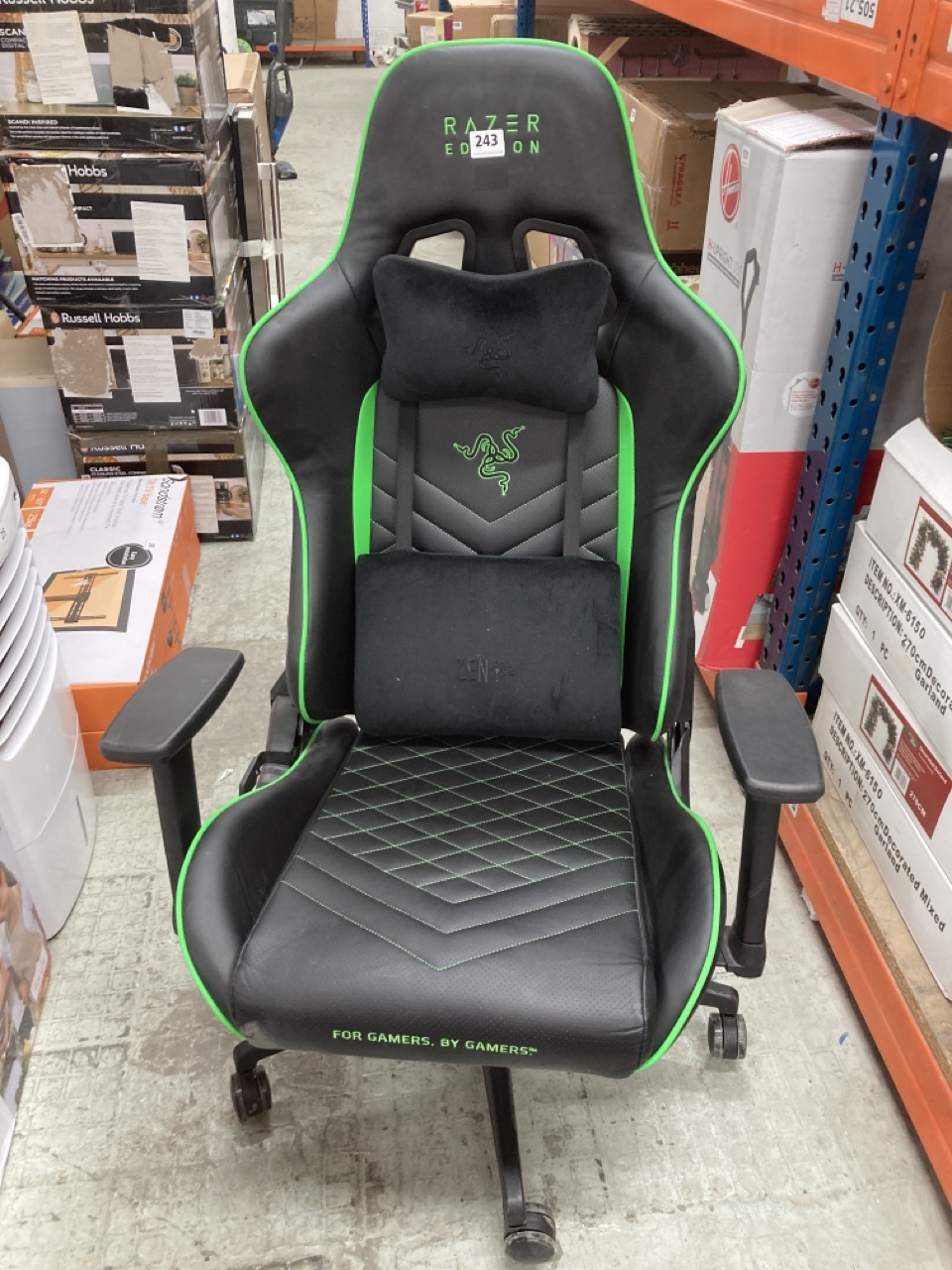 John Pye Auctions RAZER EDITION GAMING CHAIR (COLLECTION OR OPTIONAL