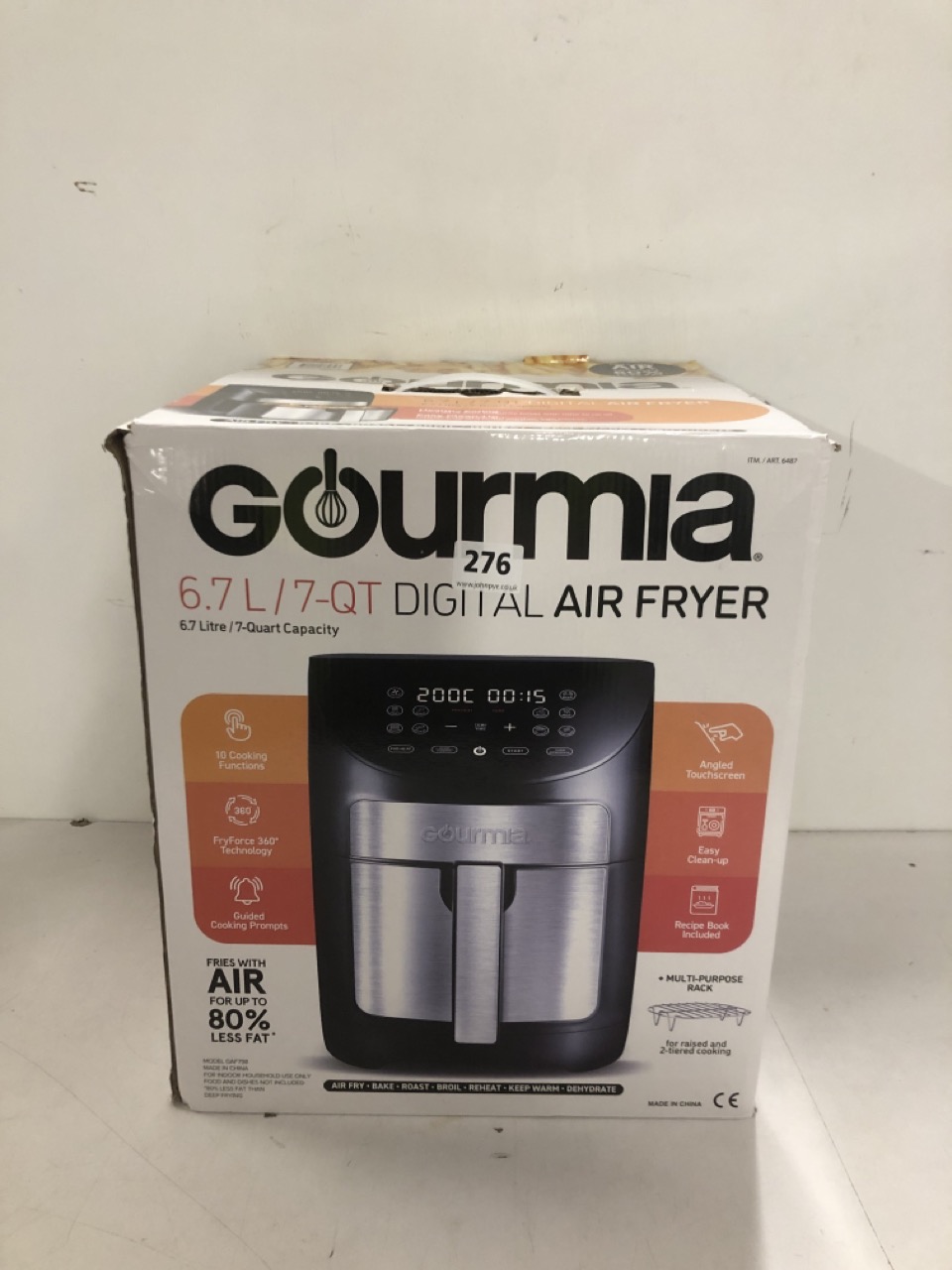 John Pye Auctions GOURMIA 6.7L DIGITAL AIR FRYER