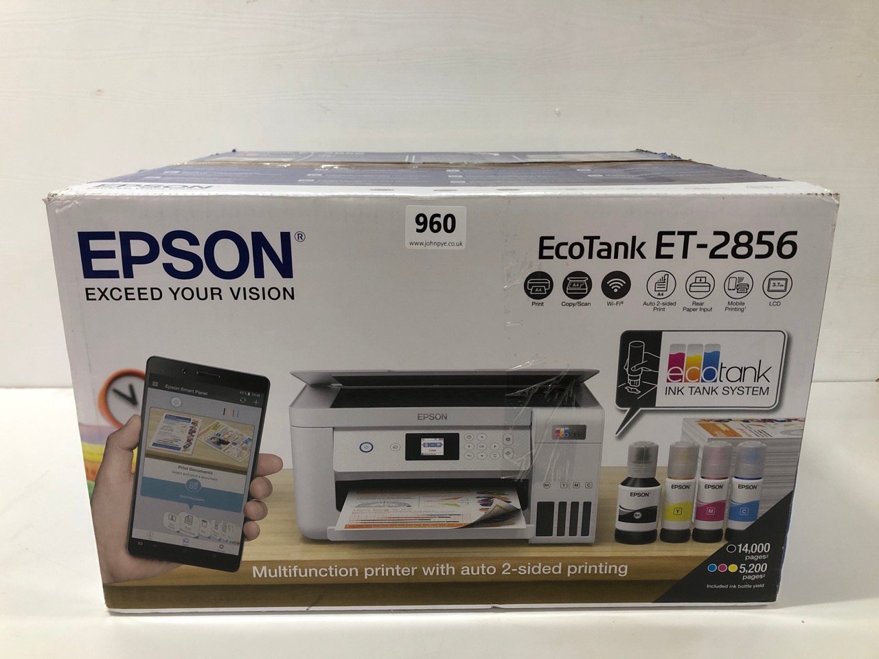 Epson Ecotank ET-2856 Ink