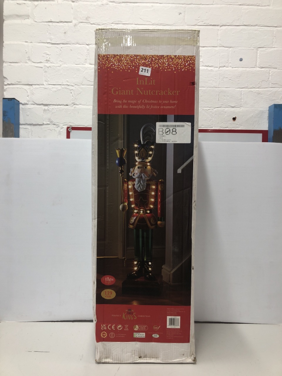 John Pye Auctions INLIT GIANT NUTCRACKER (COLLECTION OR OPTIONAL