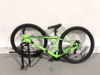 BARRACUDA DRACO FRONT SUSPENSION MOUNTAIN BIKE IN GREEN RRP £500 - NO PEDALS