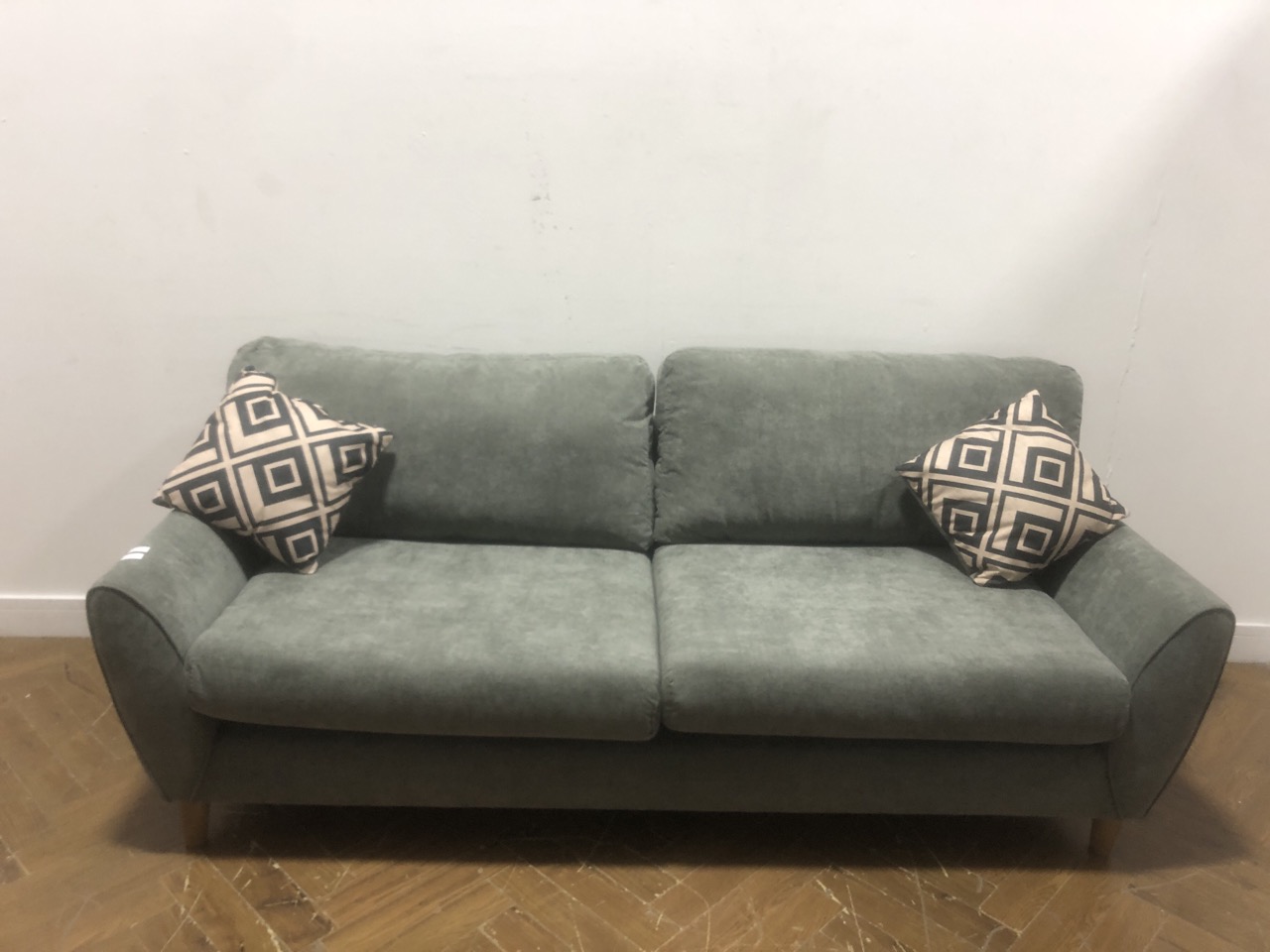 John Pye Auctions OAK FURNITURE LAND MILNER 4 SEATER SOFA IN GRANITE