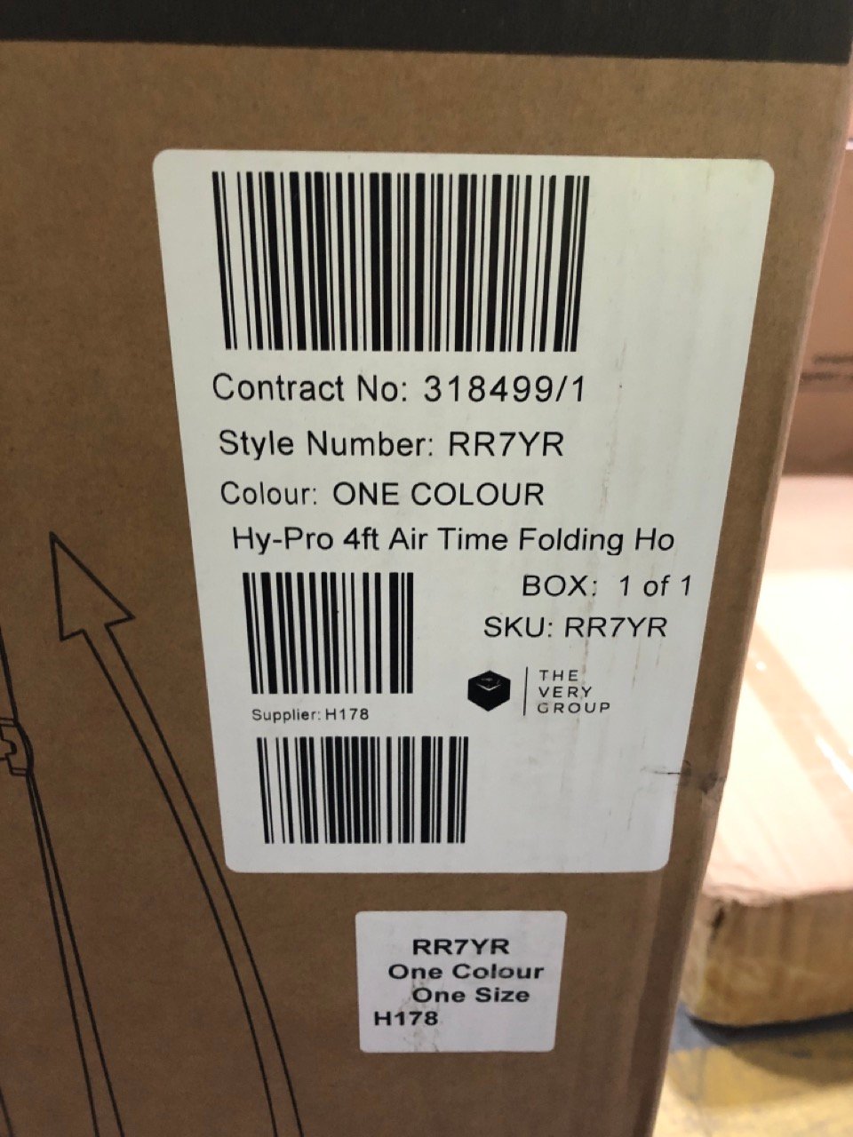 John Pye Auctions 1 X HYPRO FOLDING AIR HOCKEY TABLE . (DELIVERY ONLY)