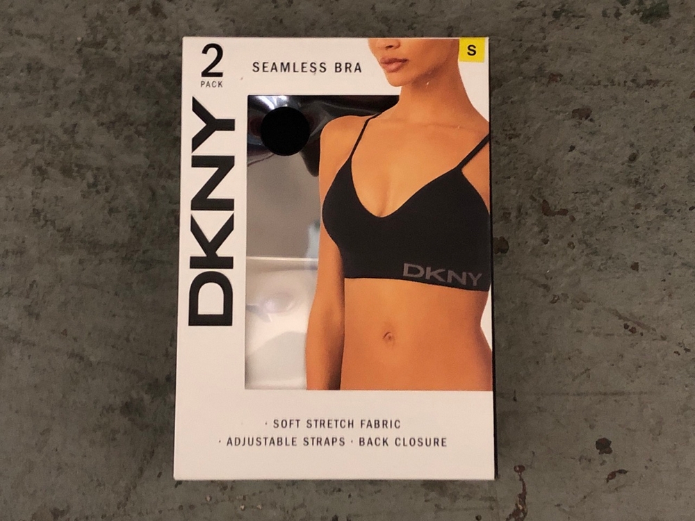 John Pye Auctions - X7 DKNY 2- PACK SEAMLESS BRA IN SIZES S/ M/ L/ XL.  (DELIVERY ONLY)