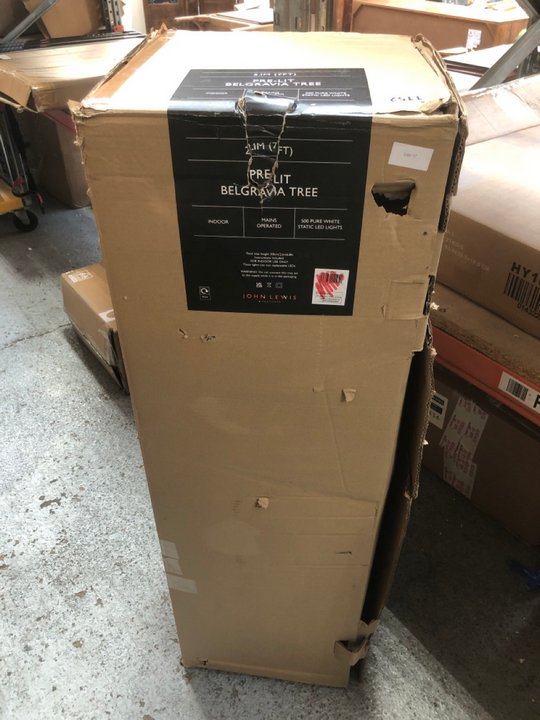 John Pye Auctions JOHN LEWIS & PARTNERS 7FT PRELIT BELGRAVIA