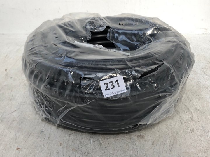 John Pye Auctions SWA 3 CORE PVC ARMOURED BLACK TUBING 25M LOCATION D6