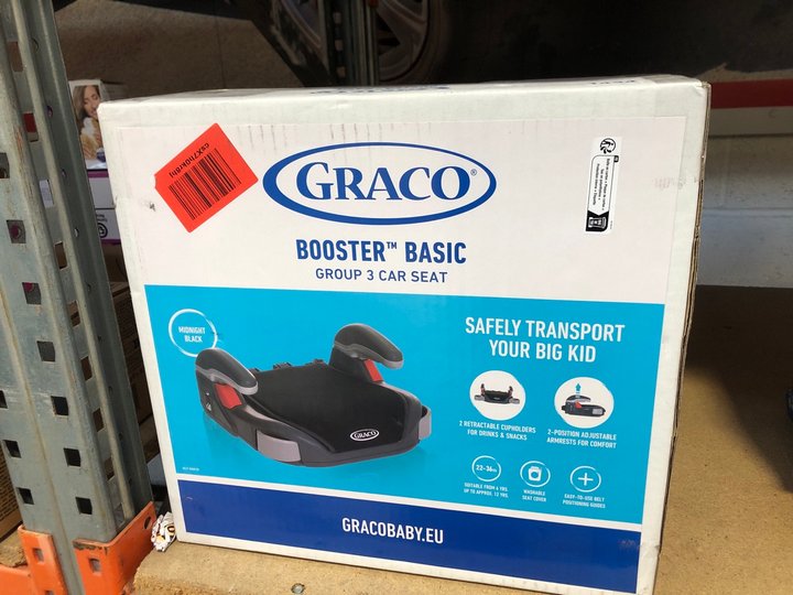 John Pye Auctions GRACO BOOSTER BASIC GROUP 3 CAR SEAT IN MIDNIGHT