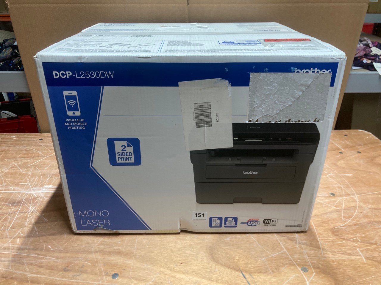 DCP-L2530DW Wireless Mono Laser Printer