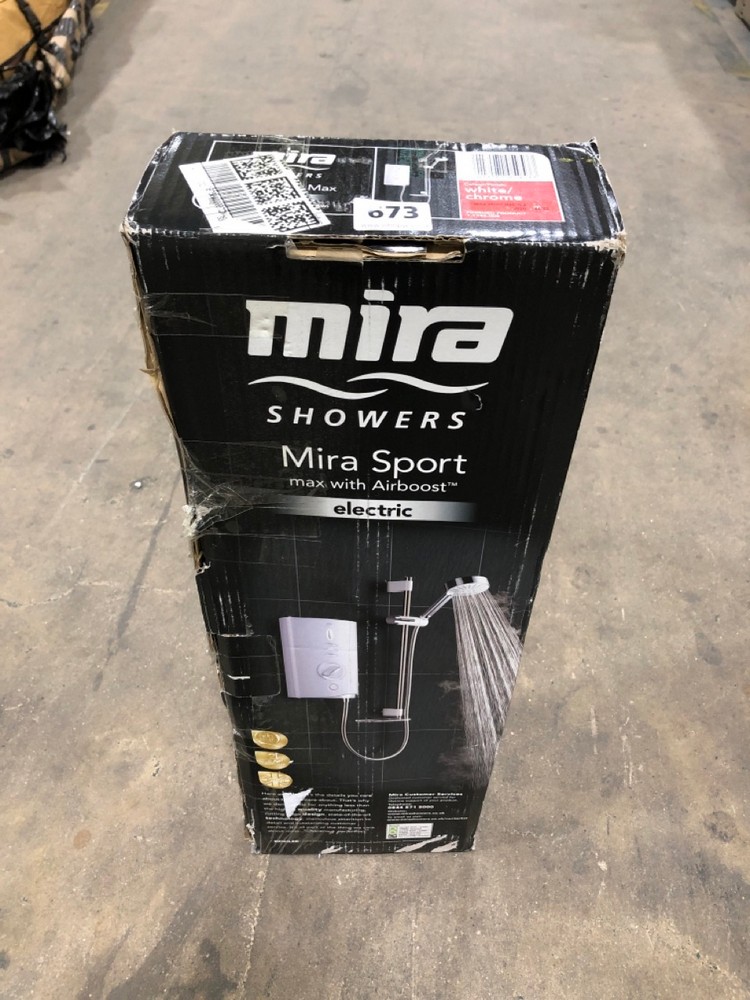 John Pye Auctions MIRA SHOWERS MIRA SPORT MAX WITH AIRBOOST ELECTRIC