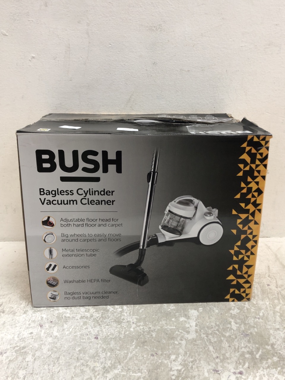John Pye Auctions BUSH BAGLESS CYLINDER VACUUM CLEANER RRP 75