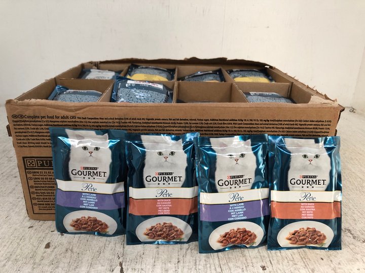 John Pye Auctions QTY OF ASSORTED PURINA GOURMET CAT FOOD POUCHES TO