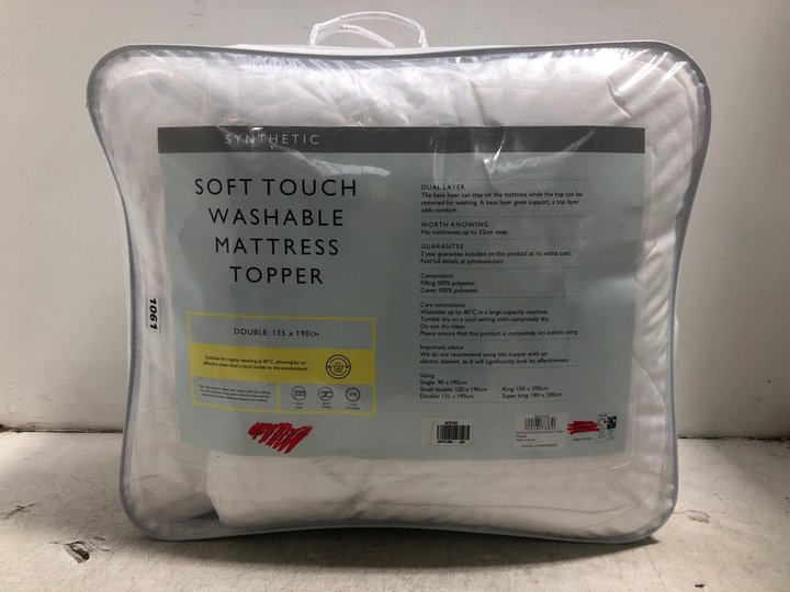 John Pye Auctions JOHN LEWIS & PARTNERS SOFT TOUCH WASHABLE MATTRESS