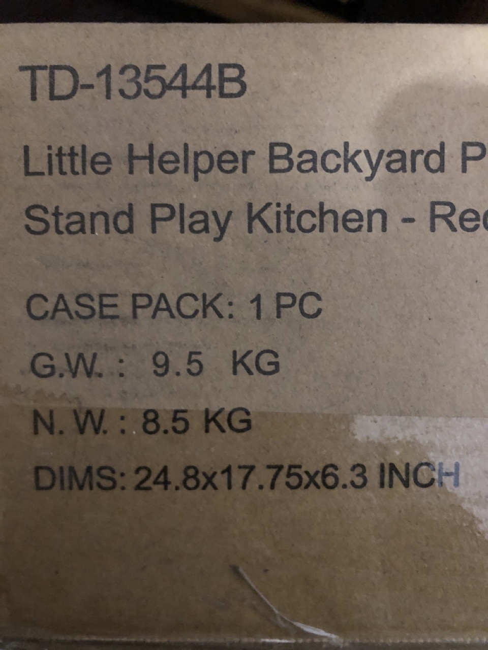 John Pye Auctions - 1 X TRANSON KIDS LITTLE HELPER BACKYARD PLAY STAND ...