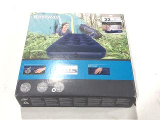A PALLET OF ASSORTED HOMEWARE  TO INCLUDE BAUER ELECTRIC HOT WATER BOTTLE AND BLOW UP AIR BED SIZE 73 X 30 X 8.75 RRP £500