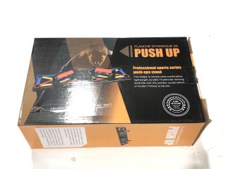 A PALLET OF ASSORTED HOMEWARE TO INCLUDE PROFESSIONAL PUSH UP STAND AND 61 KEY- KEY BOARD  RRP £500