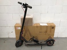 XIAOMI ELECTRIC SCOOTER BLACK MODEL M365 WITH SPARE WHEEL.