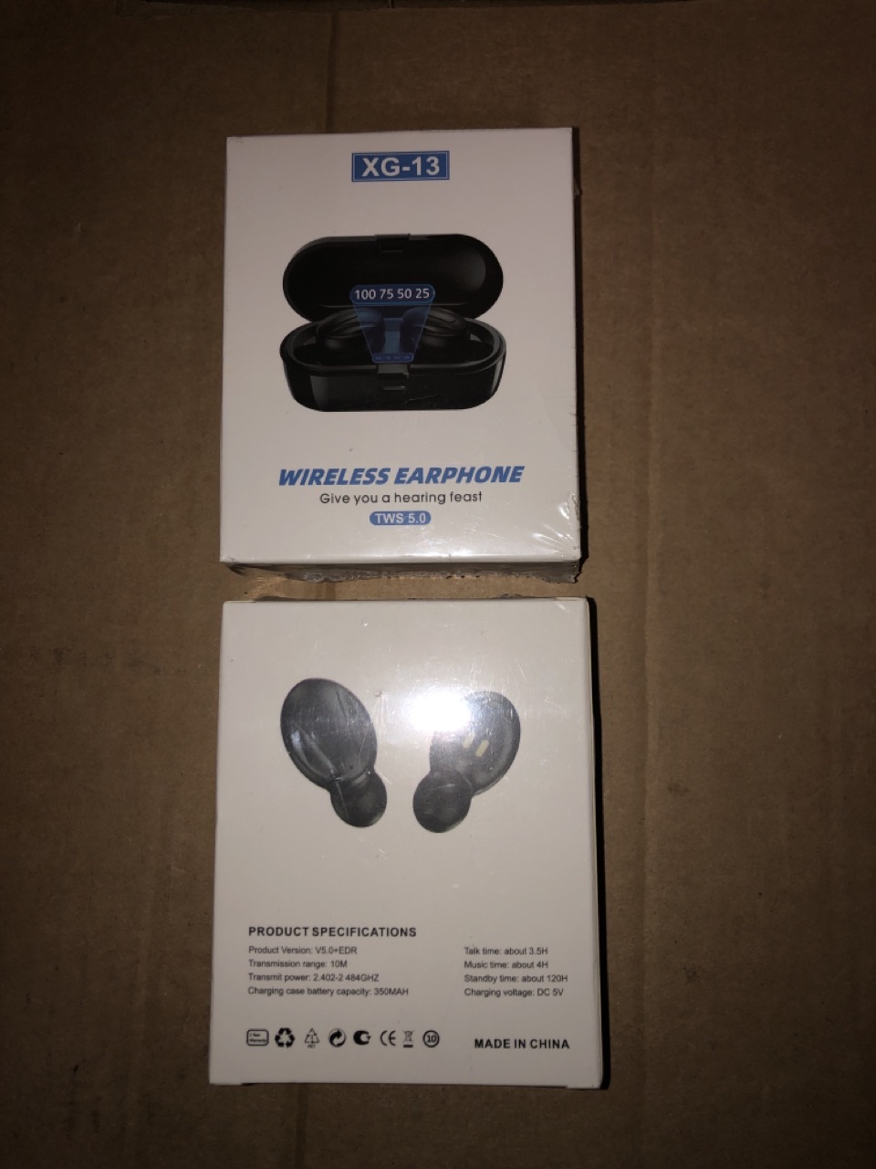 John Pye Auctions 10 X WIRELESS EARPHONES XG13 LOCATION TABLES