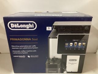DELONGHI PRIMADONNA SOUL AUTOMATIC COFFEE MACHINE WITH LATTECREMA SYSTEM