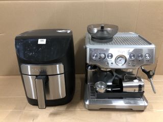 2 X ITEMS INC SAGE CHROME COFFEE MACHINE
