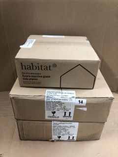 3 X HABITAT PLATE SETS (COLLECTION OR OPTIONAL DELIVERY AVAILABLE*)