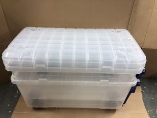 QTY OF PULL ALONG STORAGE BOXES (COLLECTION OR OPTIONAL DELIVERY AVAILABLE*)