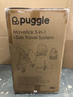 PUGGLE MAVERICK 3-IN-1 I-SIZE TRAVEL SYSTEM