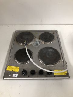 ESSENTIALS ELECTRIC SOLID PLATE HOB MODEL: CSPHOBX21 (UNBOXED) (COLLECTION OR OPTIONAL DELIVERY AVAILABLE*)