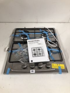 ESSENTIALS 4 BURNER GAS HOB MODEL: CGHOBX21 (UNBOXED) (COLLECTION OR OPTIONAL DELIVERY AVAILABLE*)
