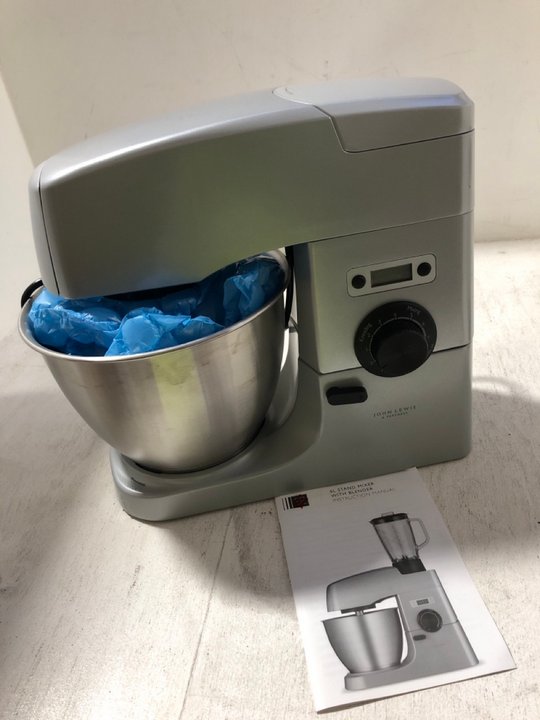 John Pye Auctions JOHN LEWIS AND PARTNERS 6L STAND MIXER TO INCLUDE